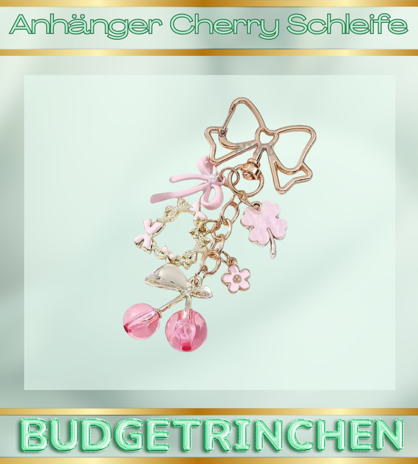 Anhänger Cherry Schleife