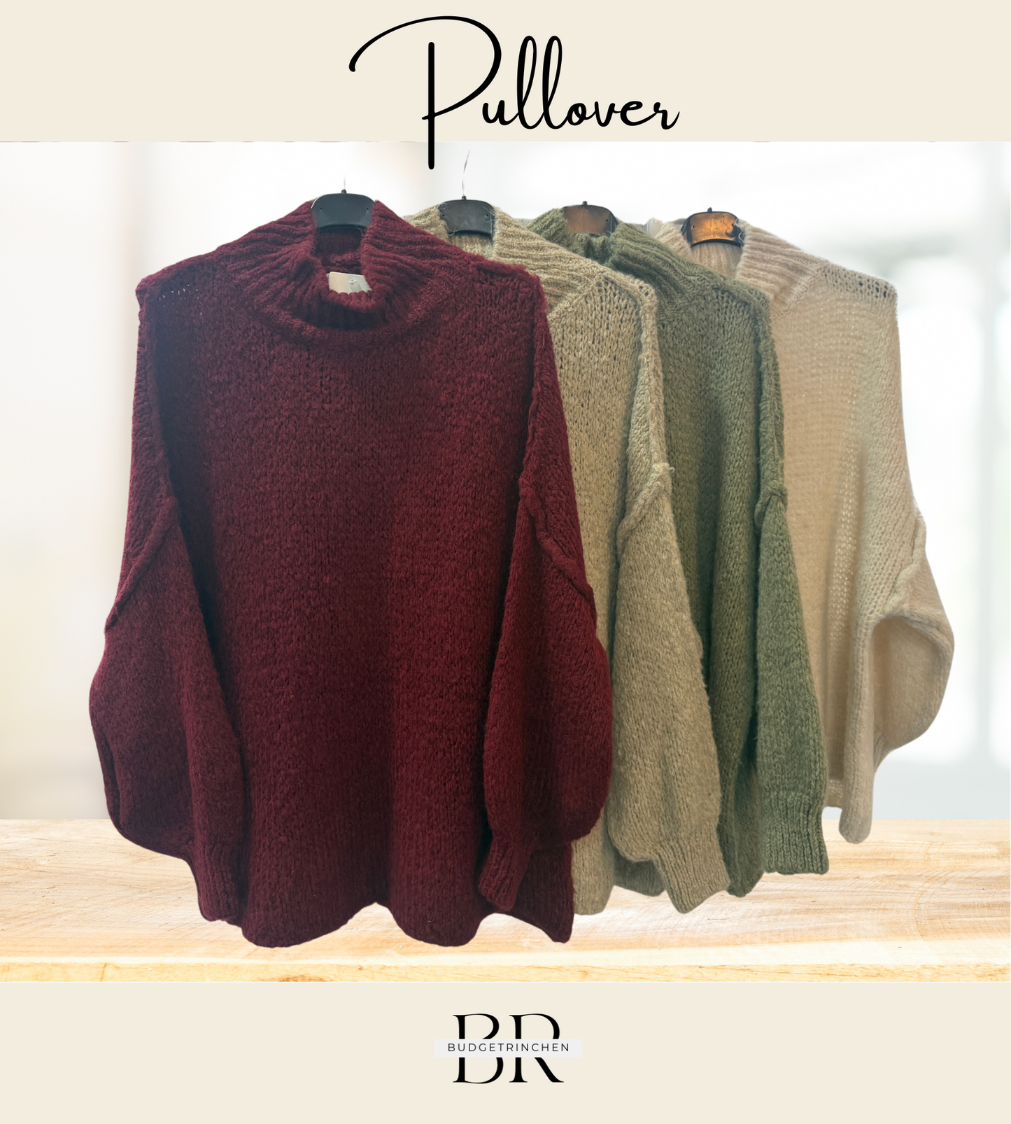 kuscheliger Oversize Strickpullover XS-XL (Einheitsgröße)