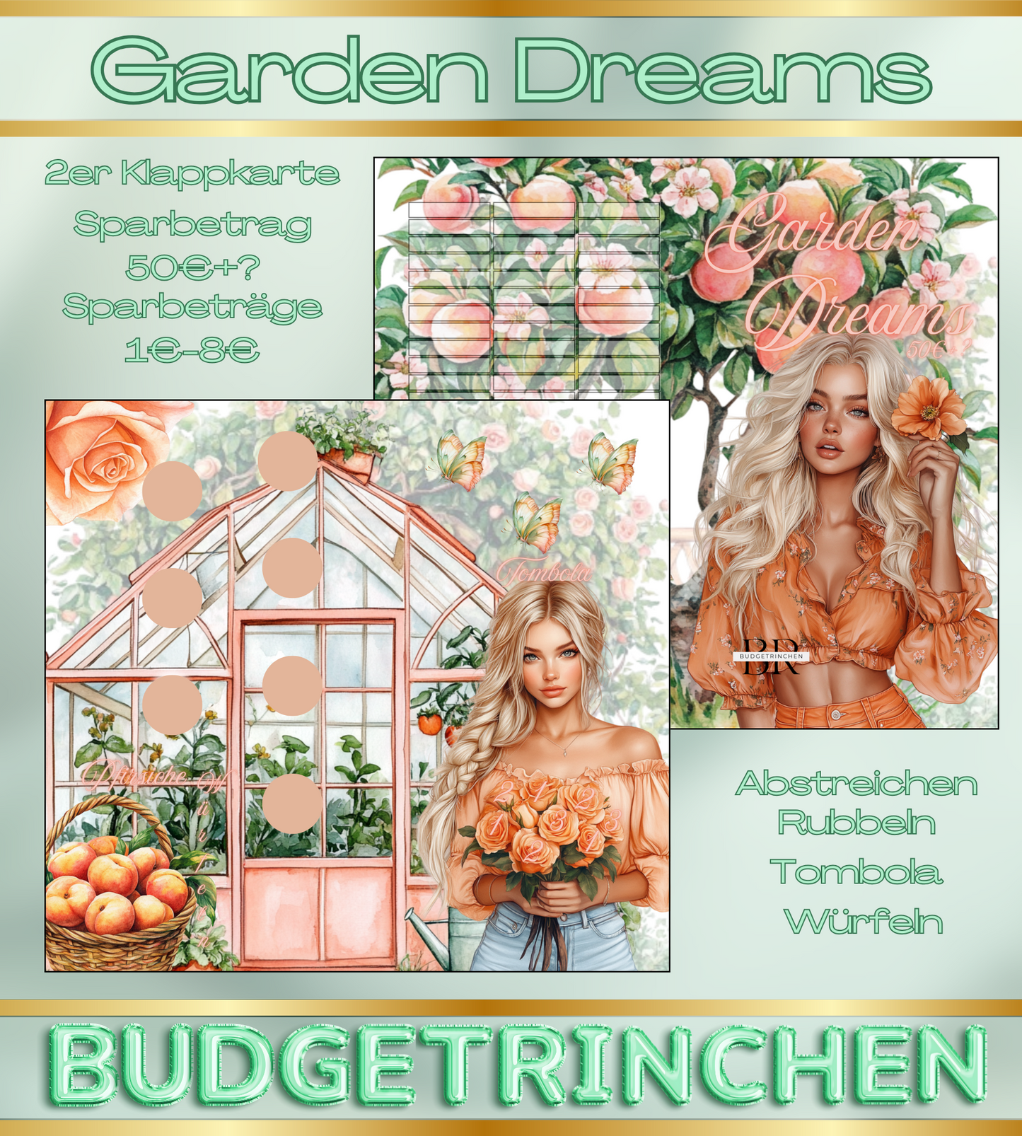 Garden Dreams 2er Klappkarte