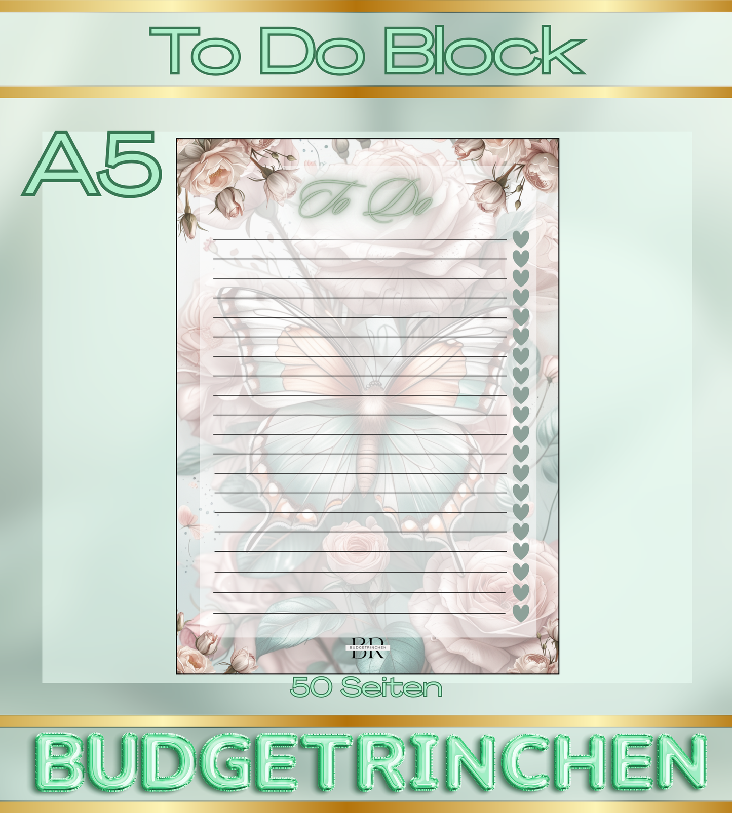 To Do Block - 50 Seiten in A5