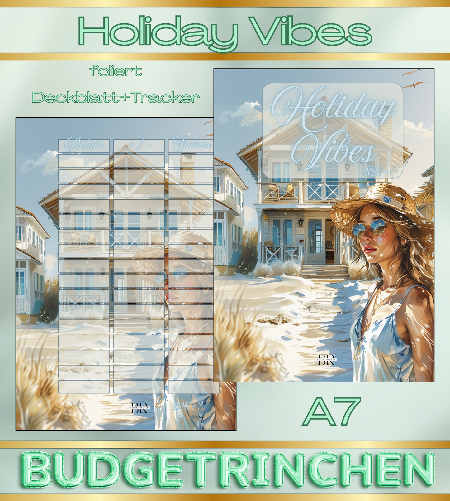 A7 Challenge zum einheften Holiday Vibes - foliert