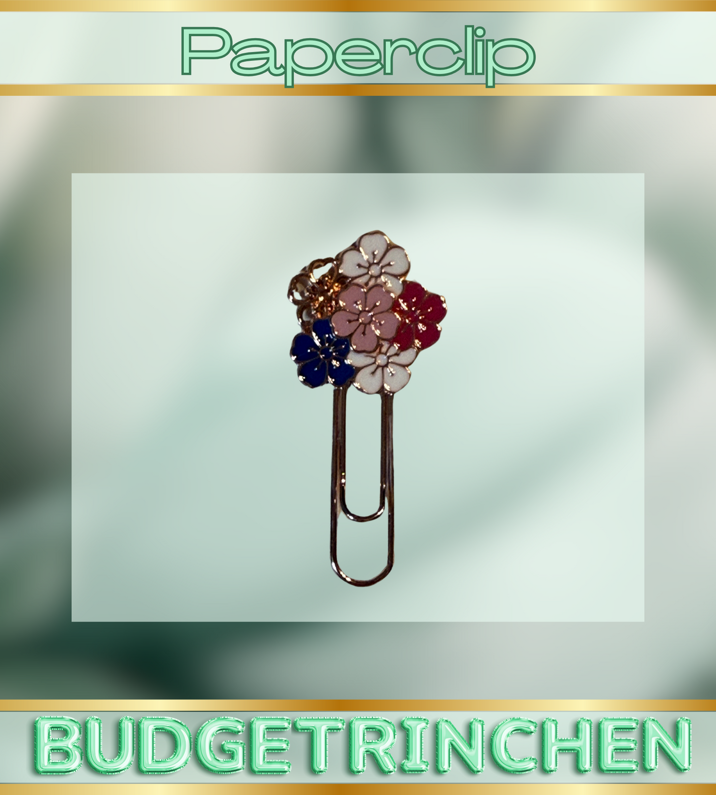 Paperclips Metall Blumen