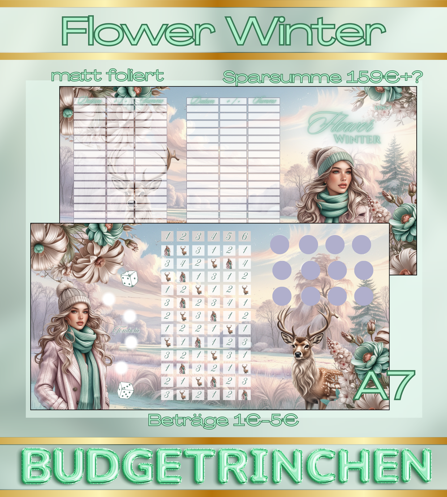 A7 Bundle Meine Jahreszeiten - Frühling - Winter matt foliert