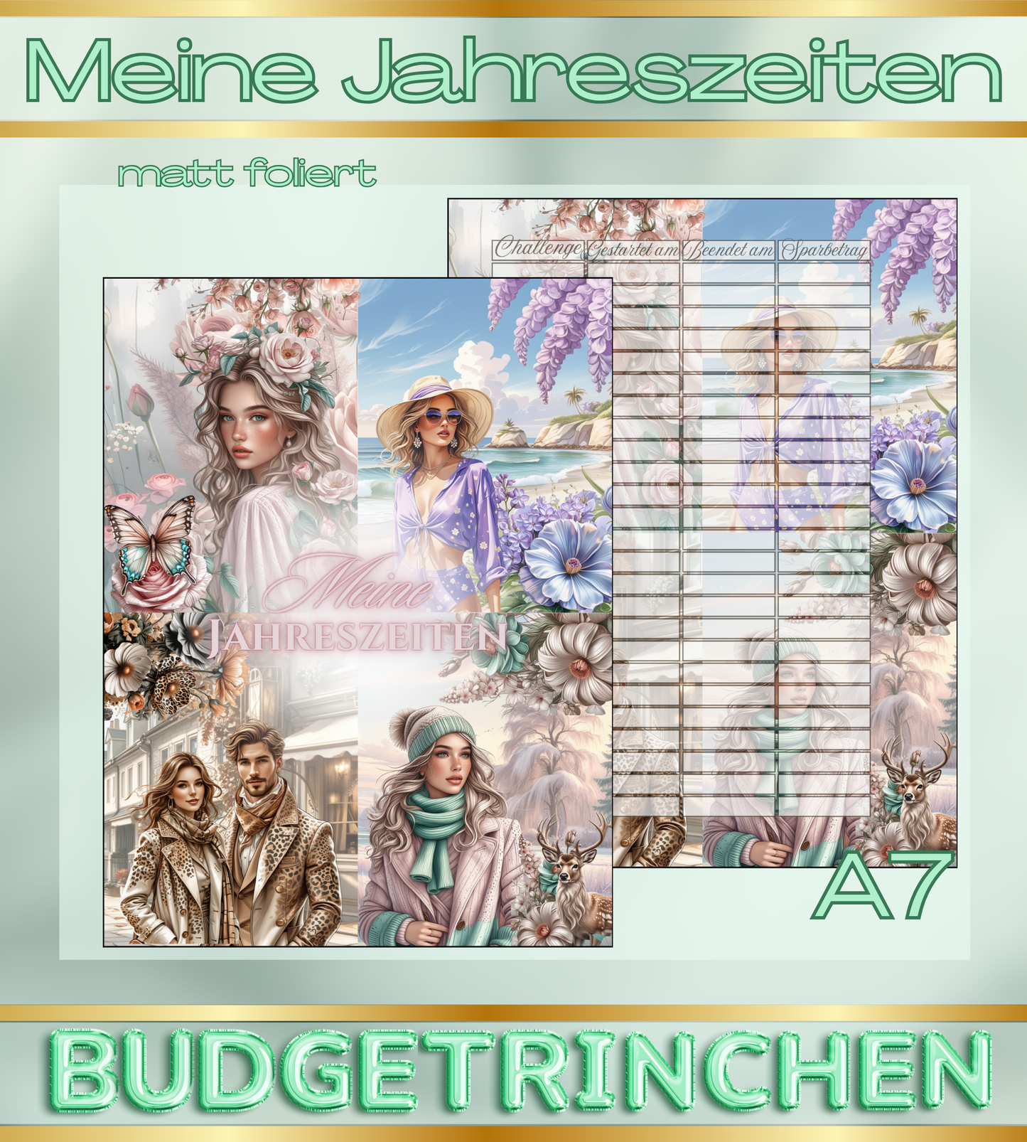 A7 Trennblatt Meine Jahreszeiten - matt foliert