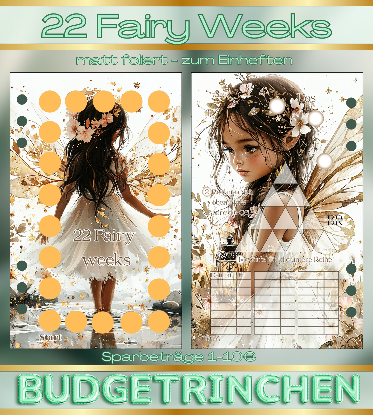 22 Fairy Weeks- matt folierte Wochen-Challenge