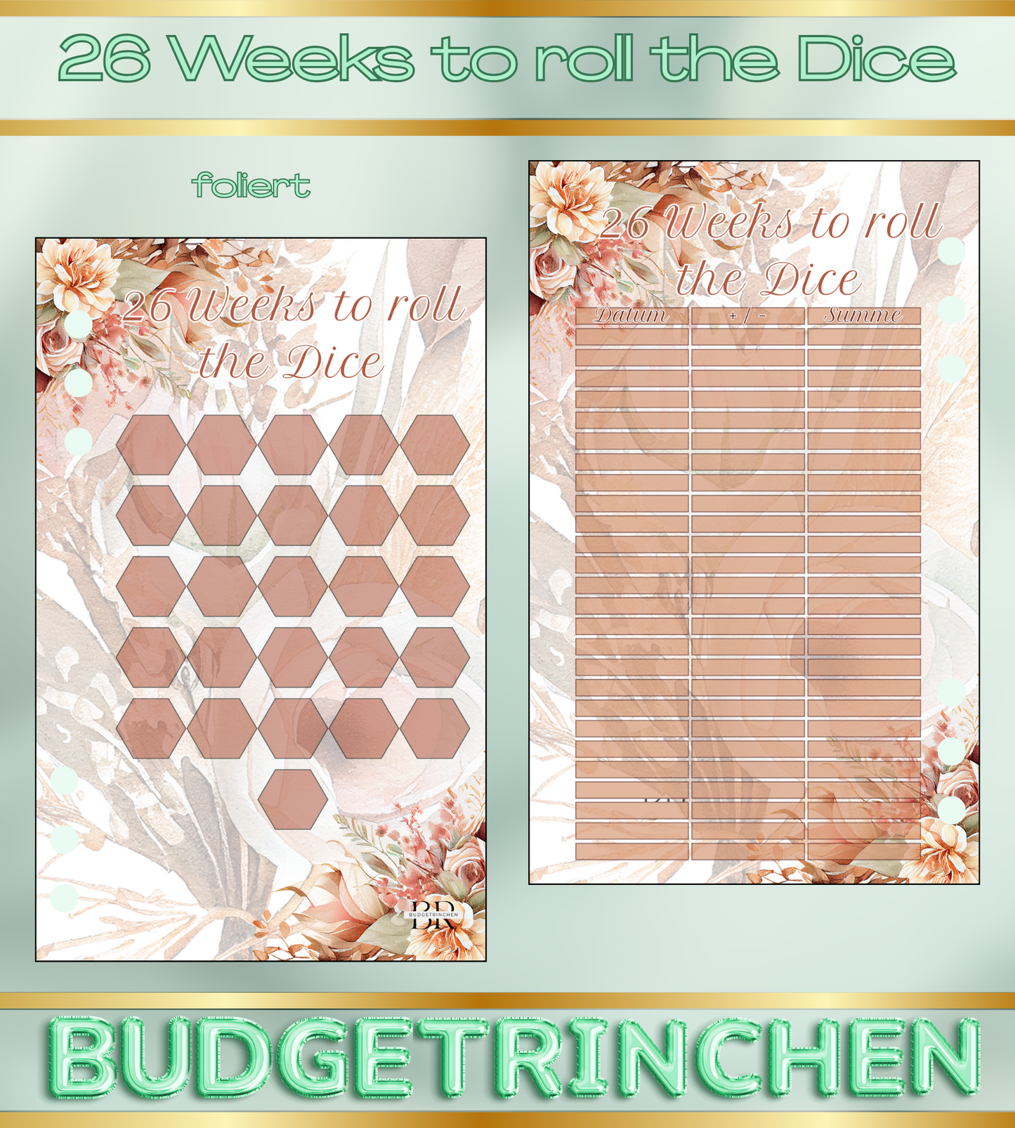 26 Wochen Challenge - Würfelchallenge