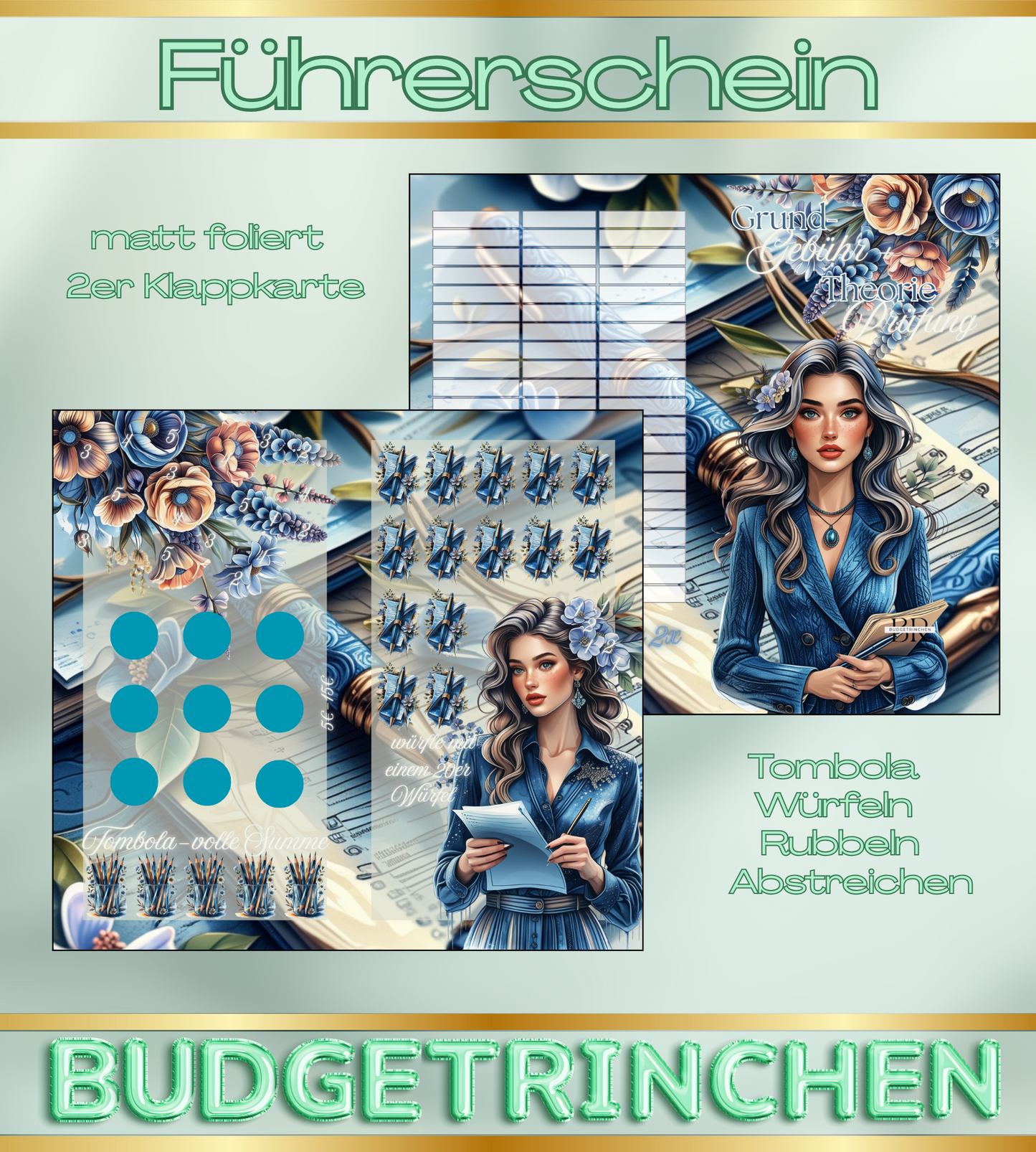 Führerschein Bundle Challenges Set - matt foliert