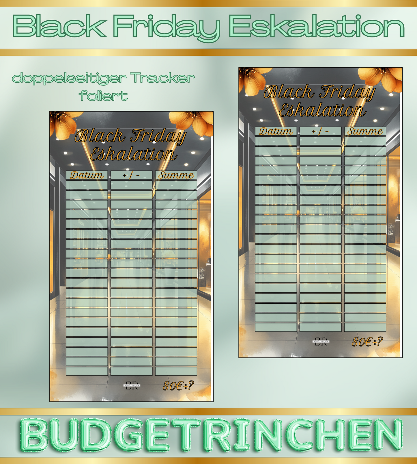 Black Friday Eskalation - folierte Kombichallenge inkl. Tracker