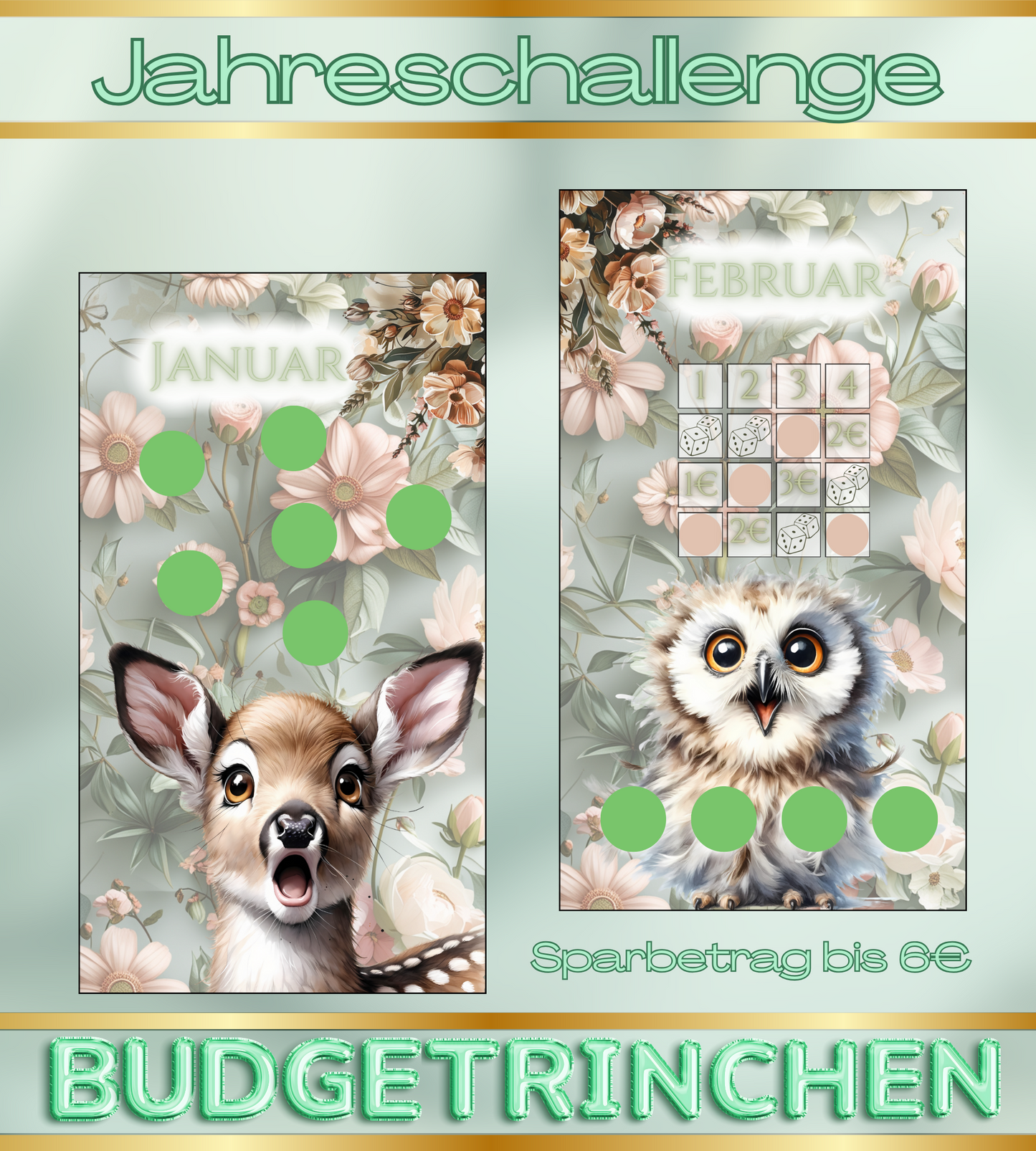 Jahreschallenge - die Tiere sind los