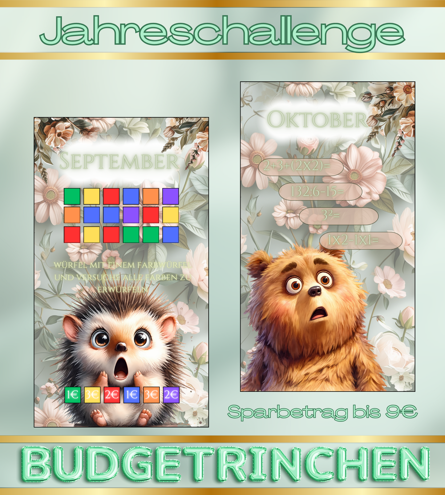 Jahreschallenge - die Tiere sind los