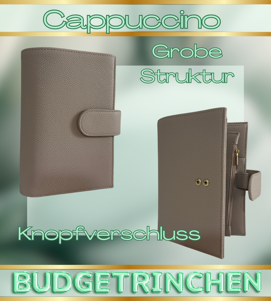 A6 Premium Deluxe Binder mit großem Zip Flyleaf & große Ringe