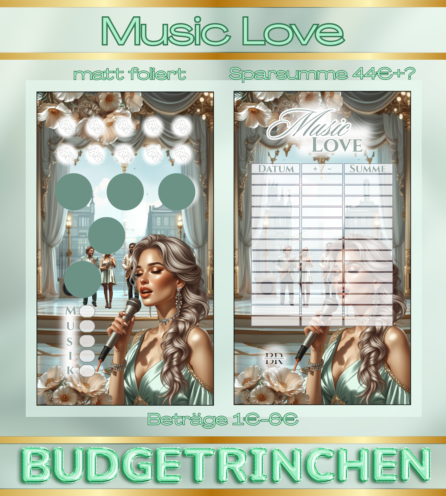Music Love Kombichallenge Konzert- matt foliert
