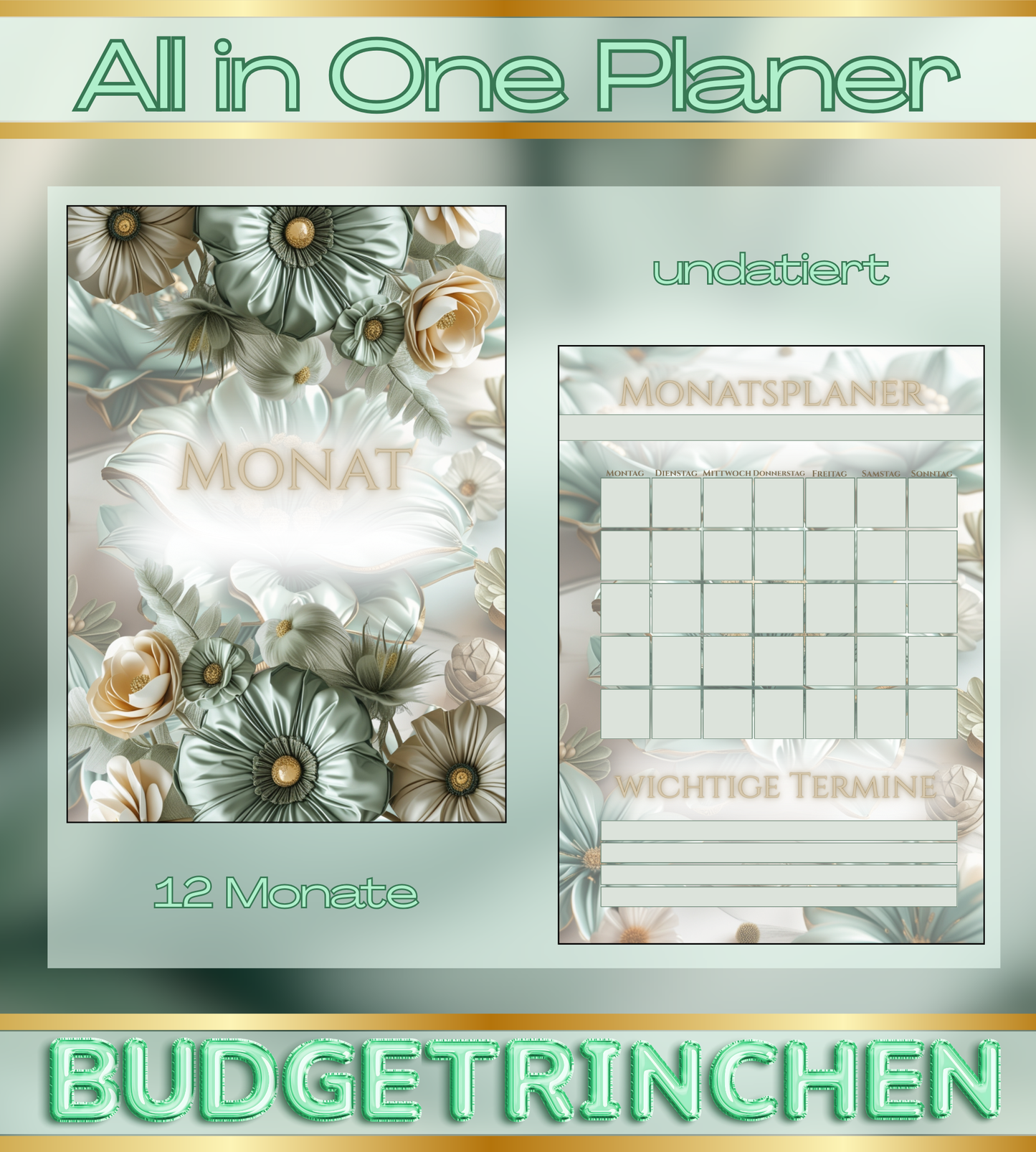 All in One Budgetplaner -  undatiert