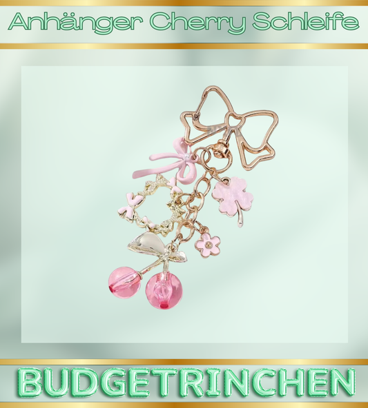 Anhänger Cherry Schleife