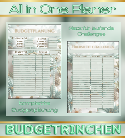 All in One Budgetplaner -  undatiert