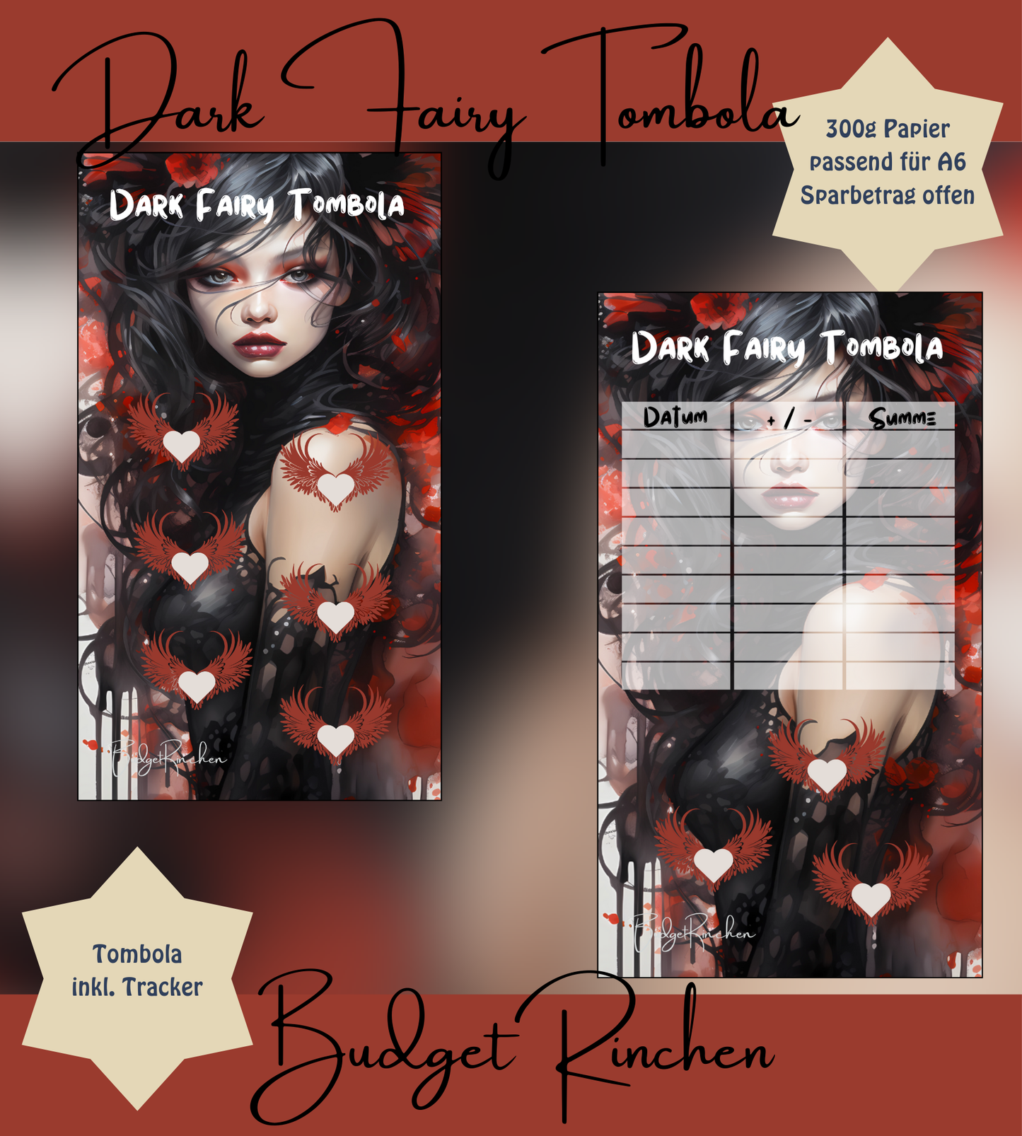 Dark Fairy Tombola Challenge