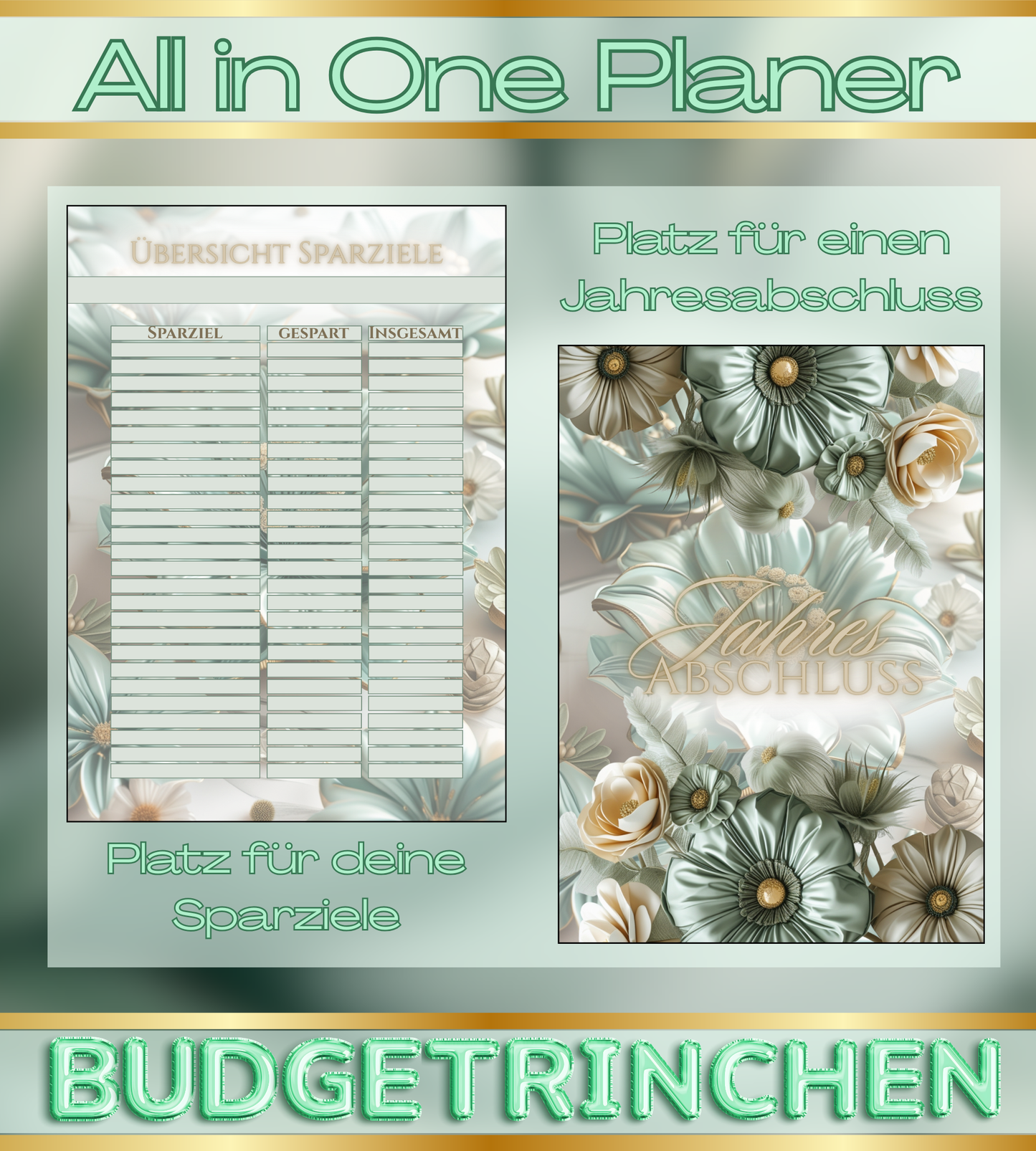 All in One Budgetplaner -  undatiert