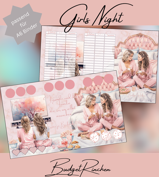 Girls Night 3er Klappkarte