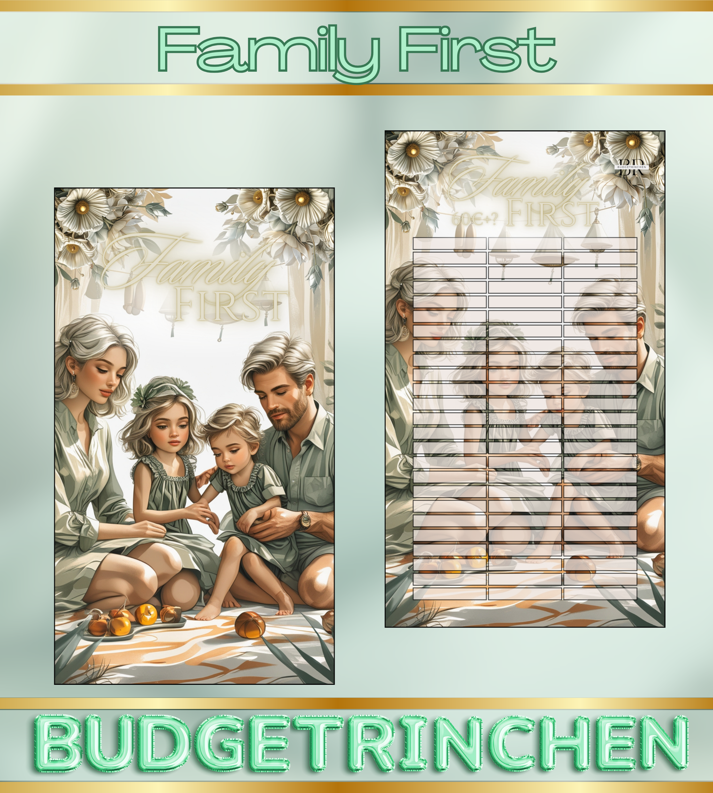 Family First - matt folierte Challenge inkl. Tracker - Familie