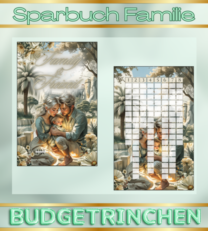 Sparbuch Familie & Freizeit - 8 Challenges inkl. Tracker