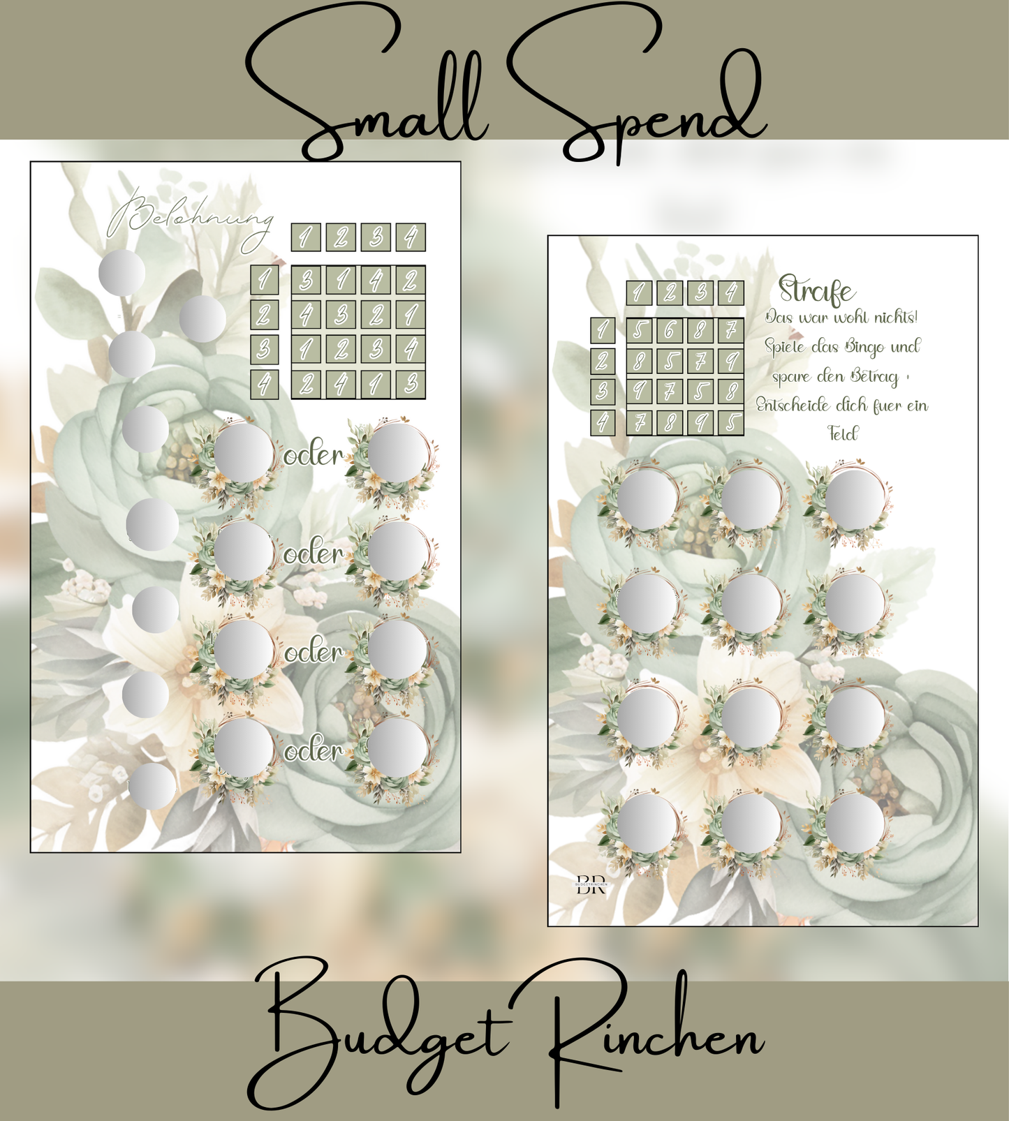 Small Spend folierte Challenge inkl. Trennblatt!