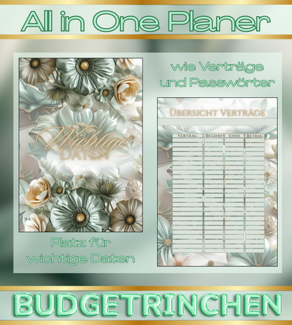 All in One Budgetplaner -  undatiert