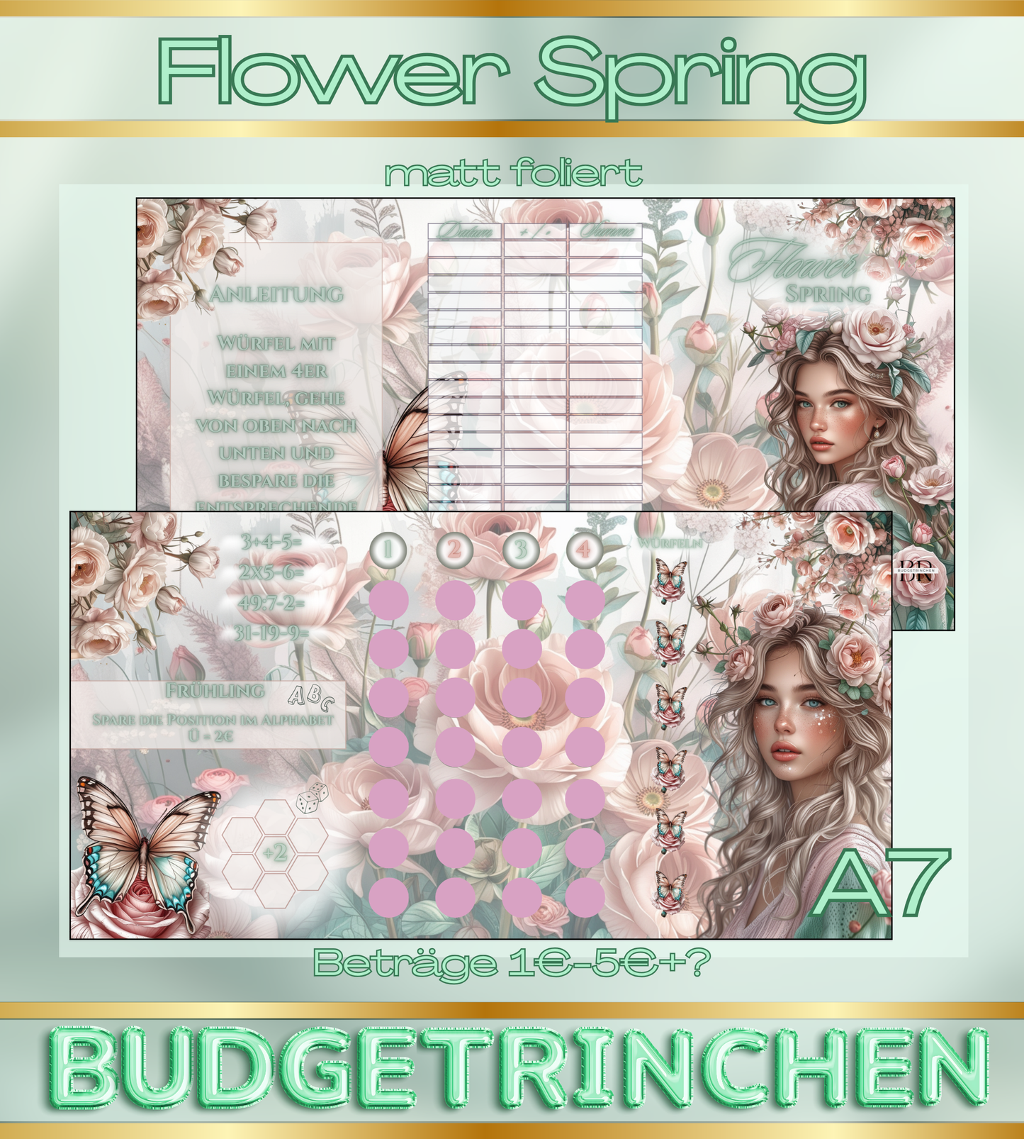 A7 Bundle Meine Jahreszeiten - Frühling - Winter matt foliert