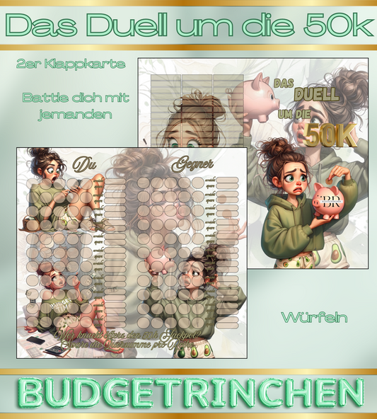 Das Duell um die 50K - Battle 2er Klappkarte