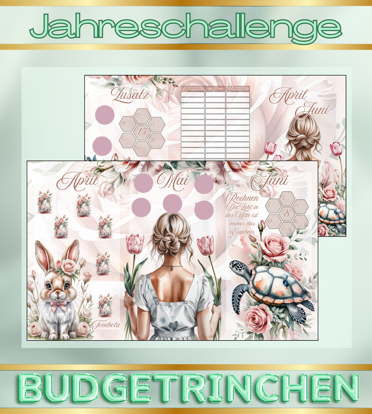 Jahreschallenge Bundle inkl. Trennblatt