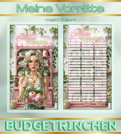 Meine Vorräte - matt folierte Challenge zum Einheften