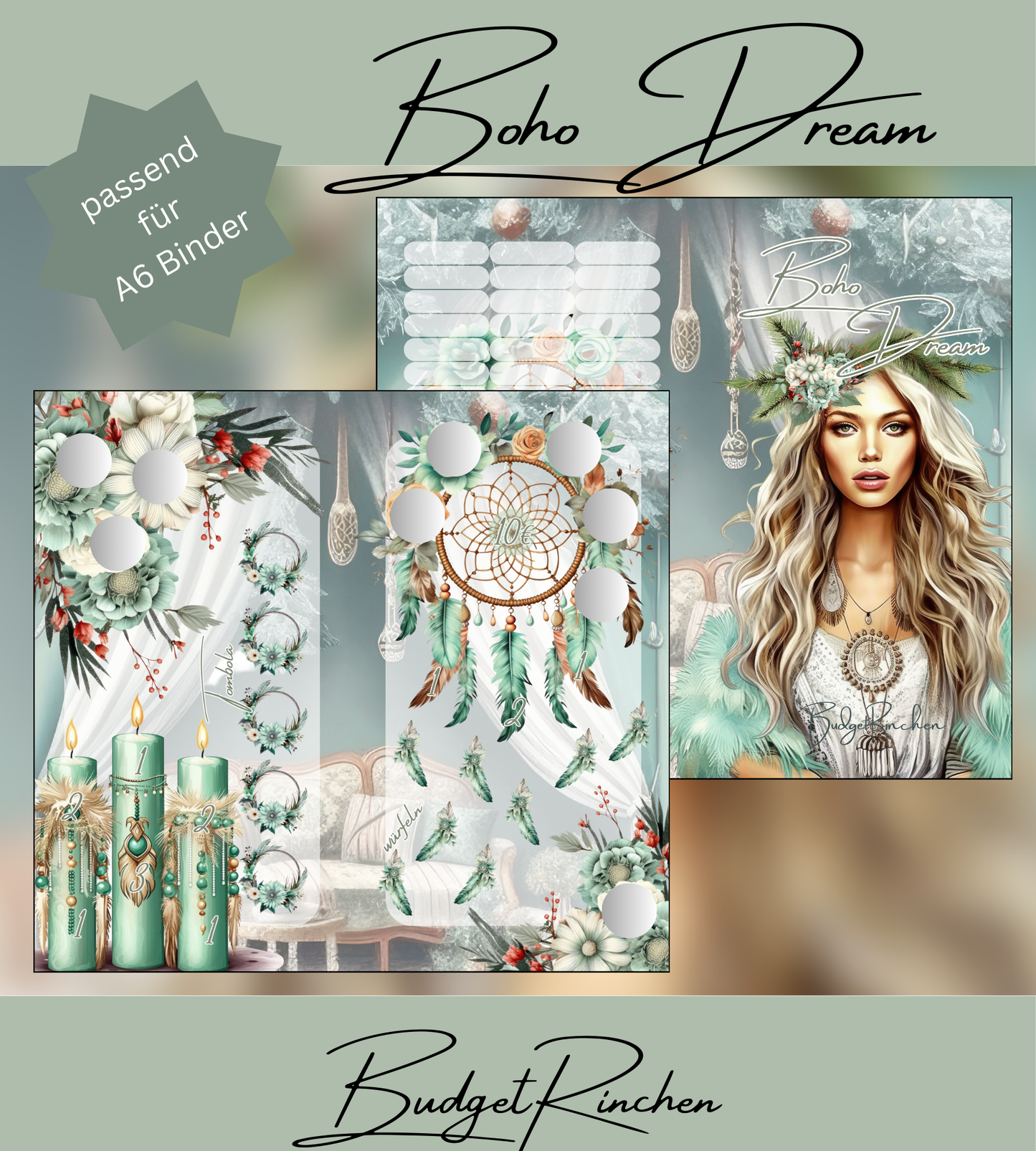 Boho Dream 2er Klappkarte