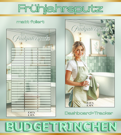 Frühjahrsputz Challenge zum einheften - matt foliert