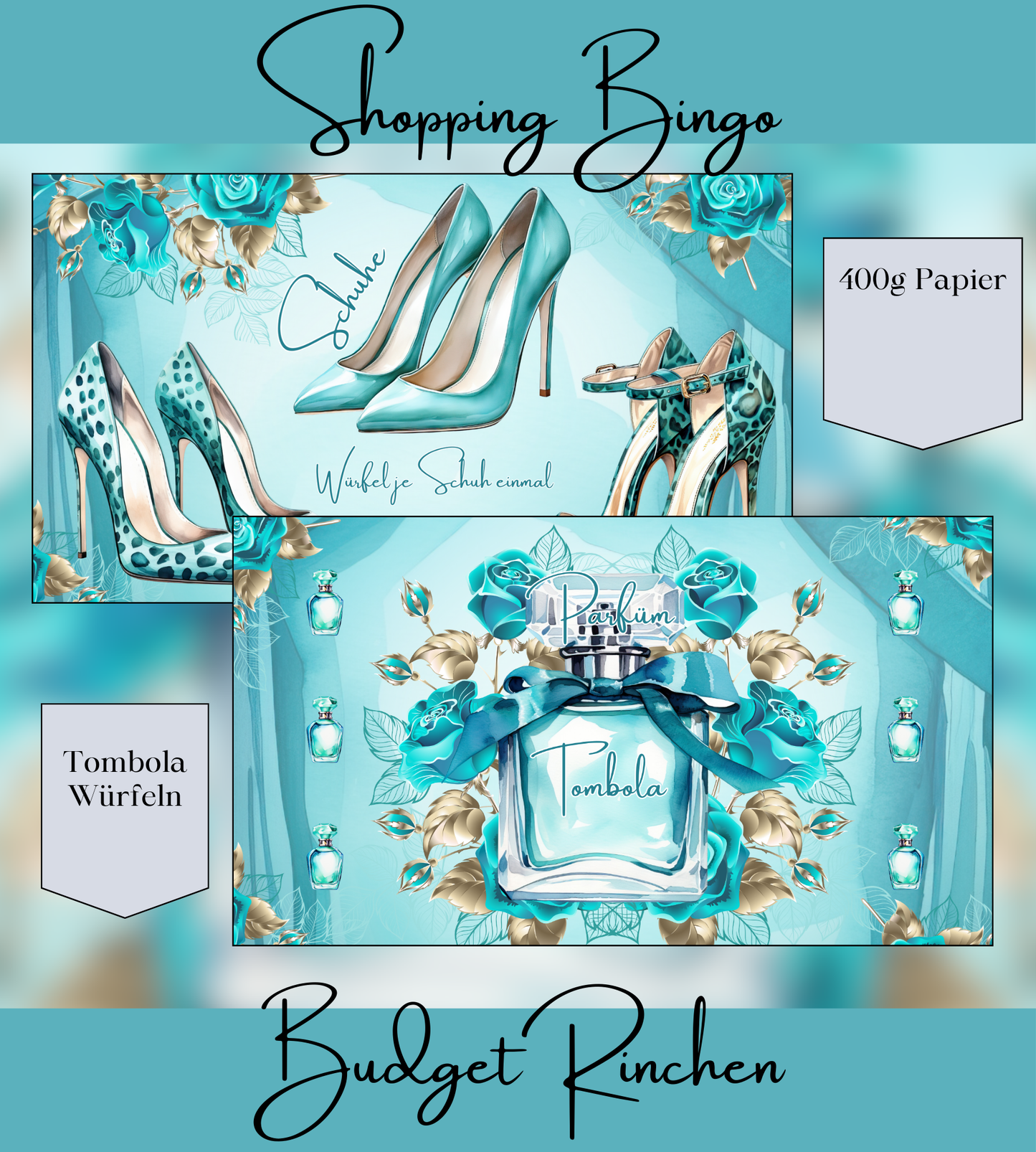 Shopping Bingo Bundle 2er Klappkarte+Challenges