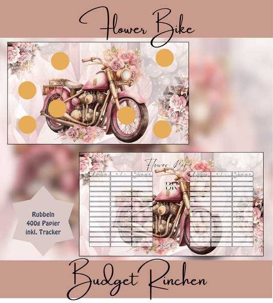 Flower Bike Rubbel-/Abstreich Challenge