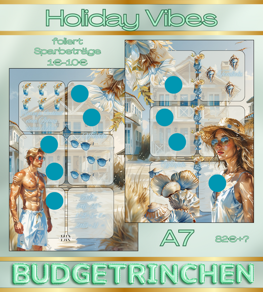 A7 Challenge zum einheften Holiday Vibes - foliert