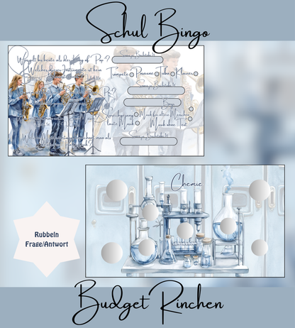 Schulbingo Stundenplan Challenge Bundle