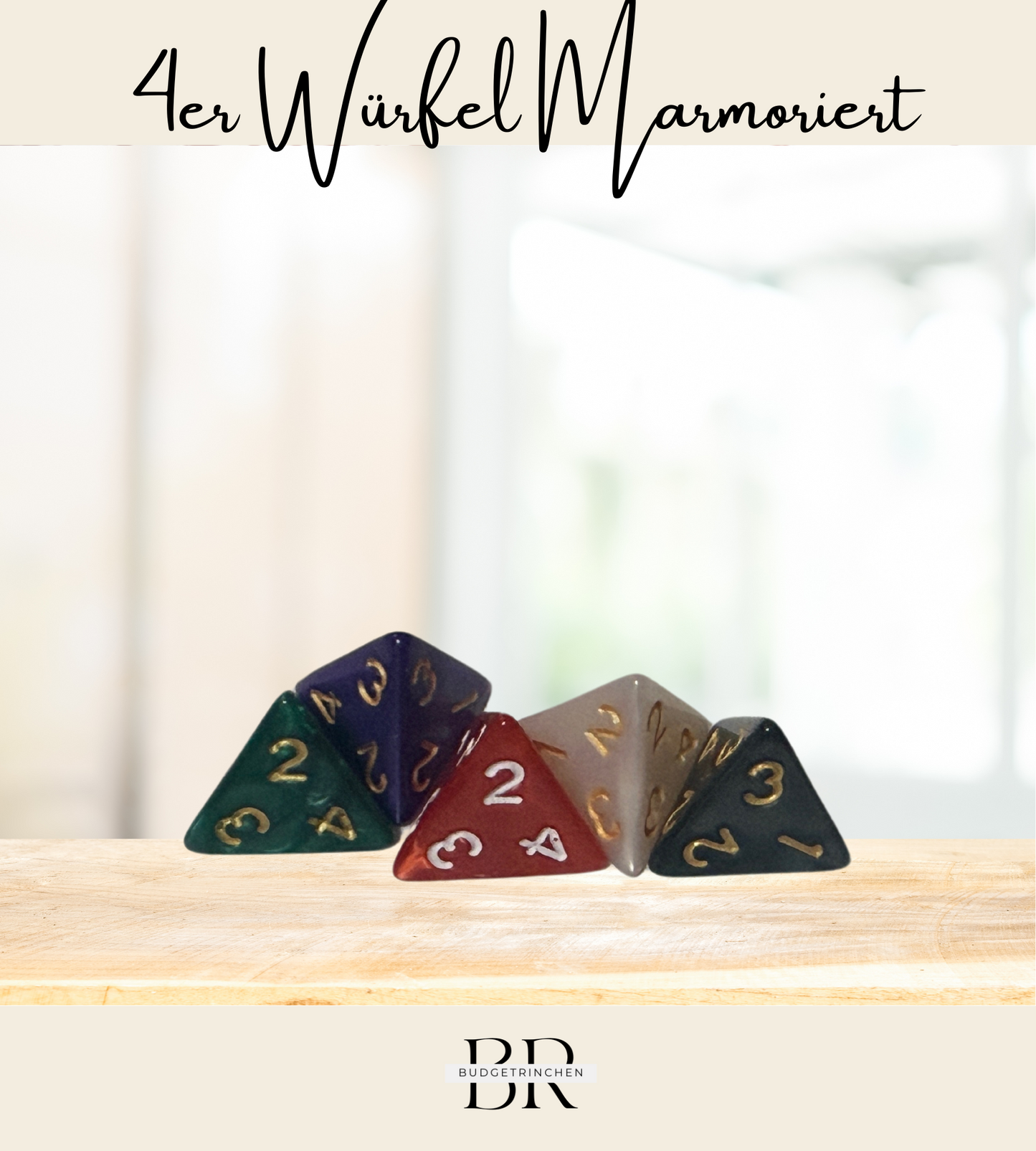 4 seitige Würfel