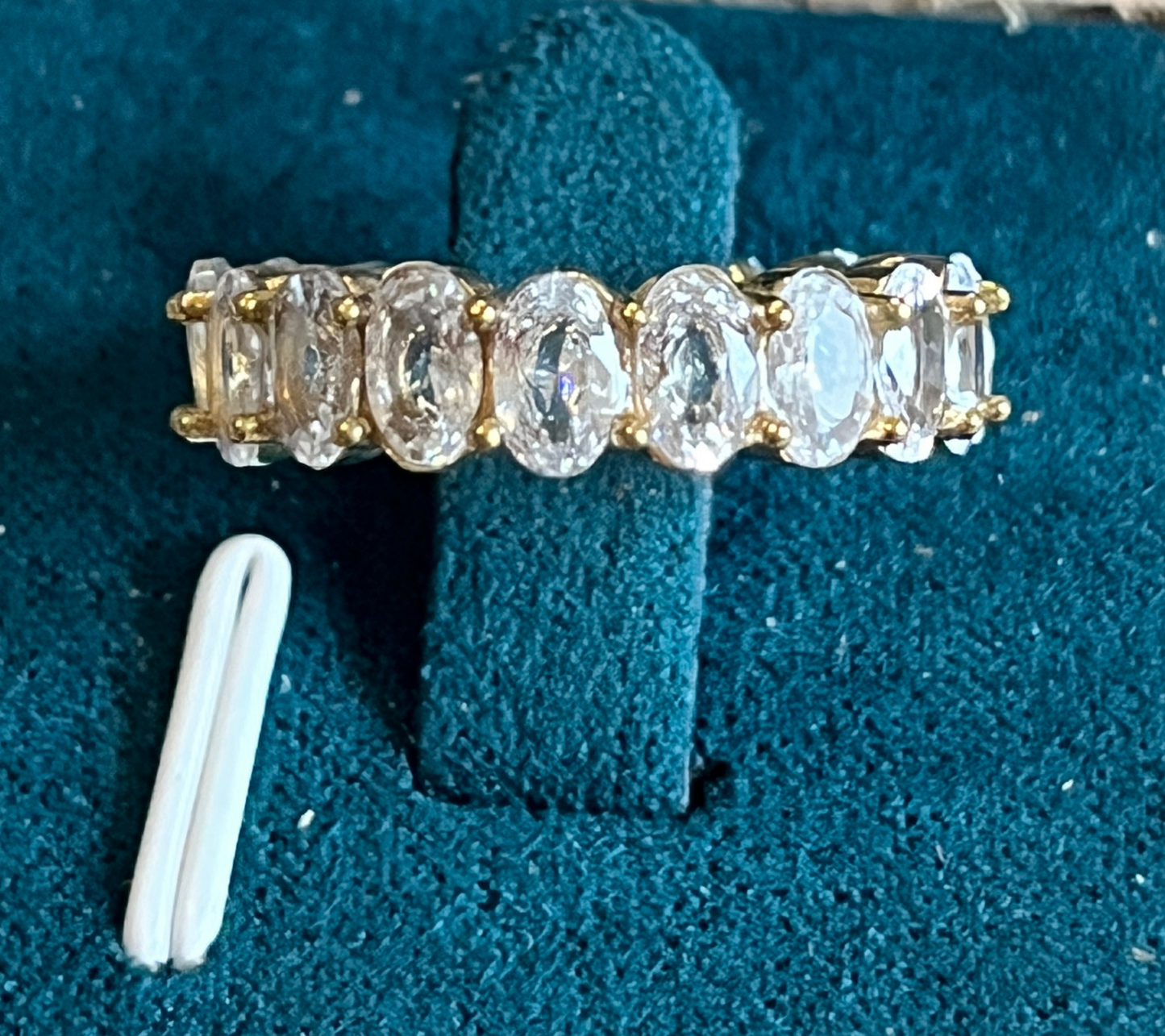 Ring Edelstahl vergoldet