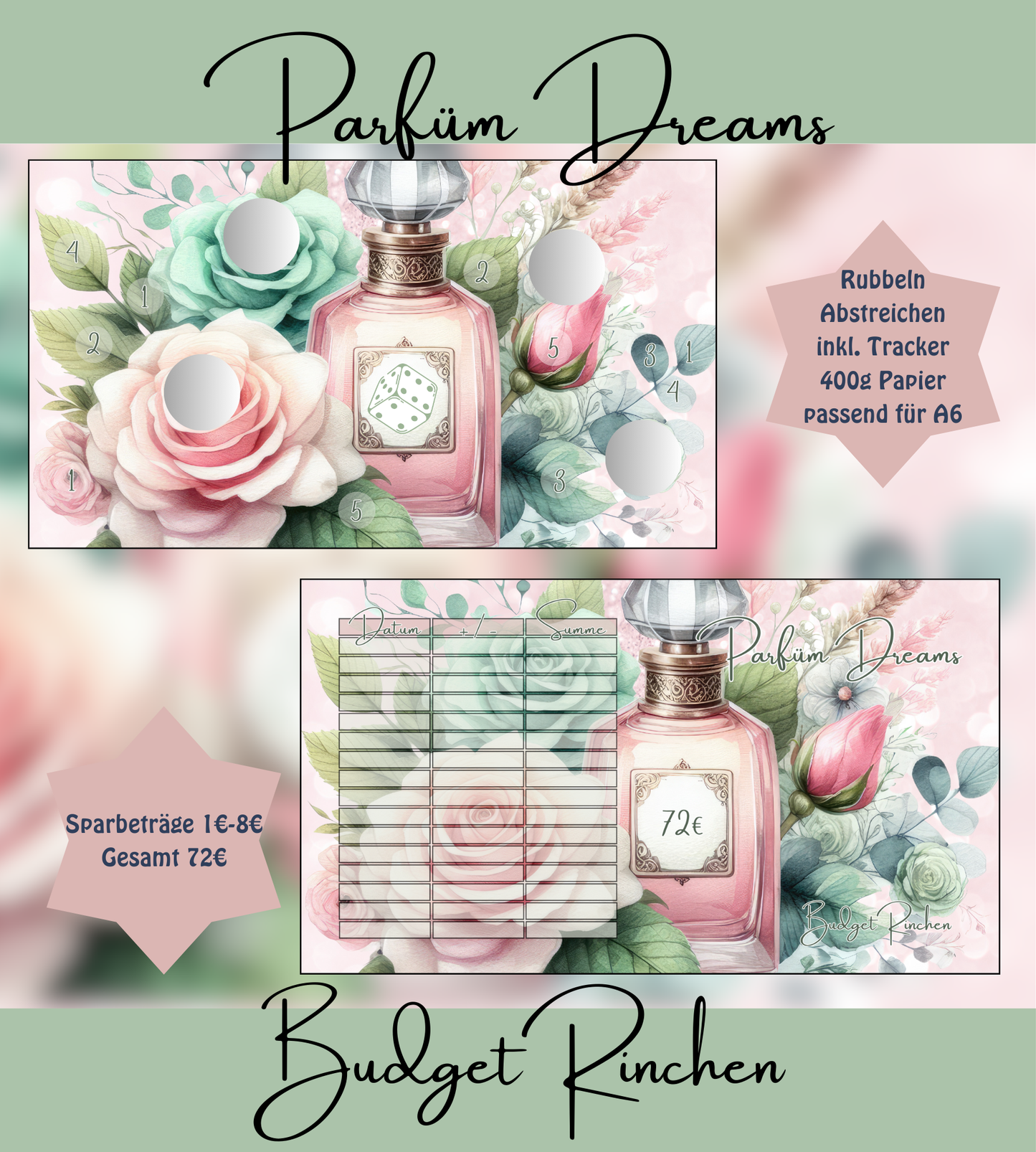 Parfüm Dreams Rubbel und Abstreich Challenge