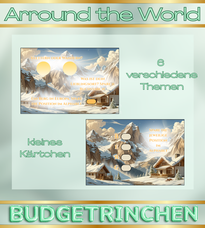 Urlaubsset Mountains - matt folierte Challenge + Extra Kärtchen + Tracker