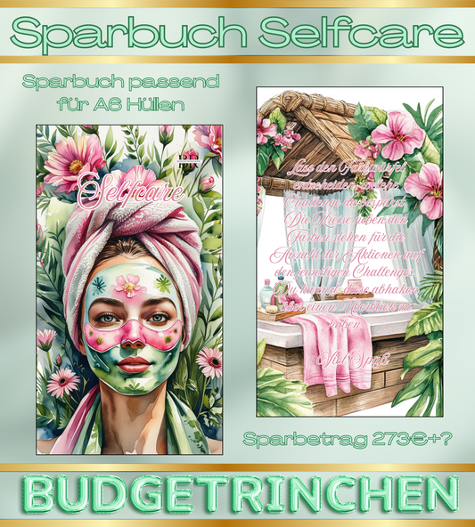 Sparbuch Selfcare- 7 Challenges inkl. Tracker