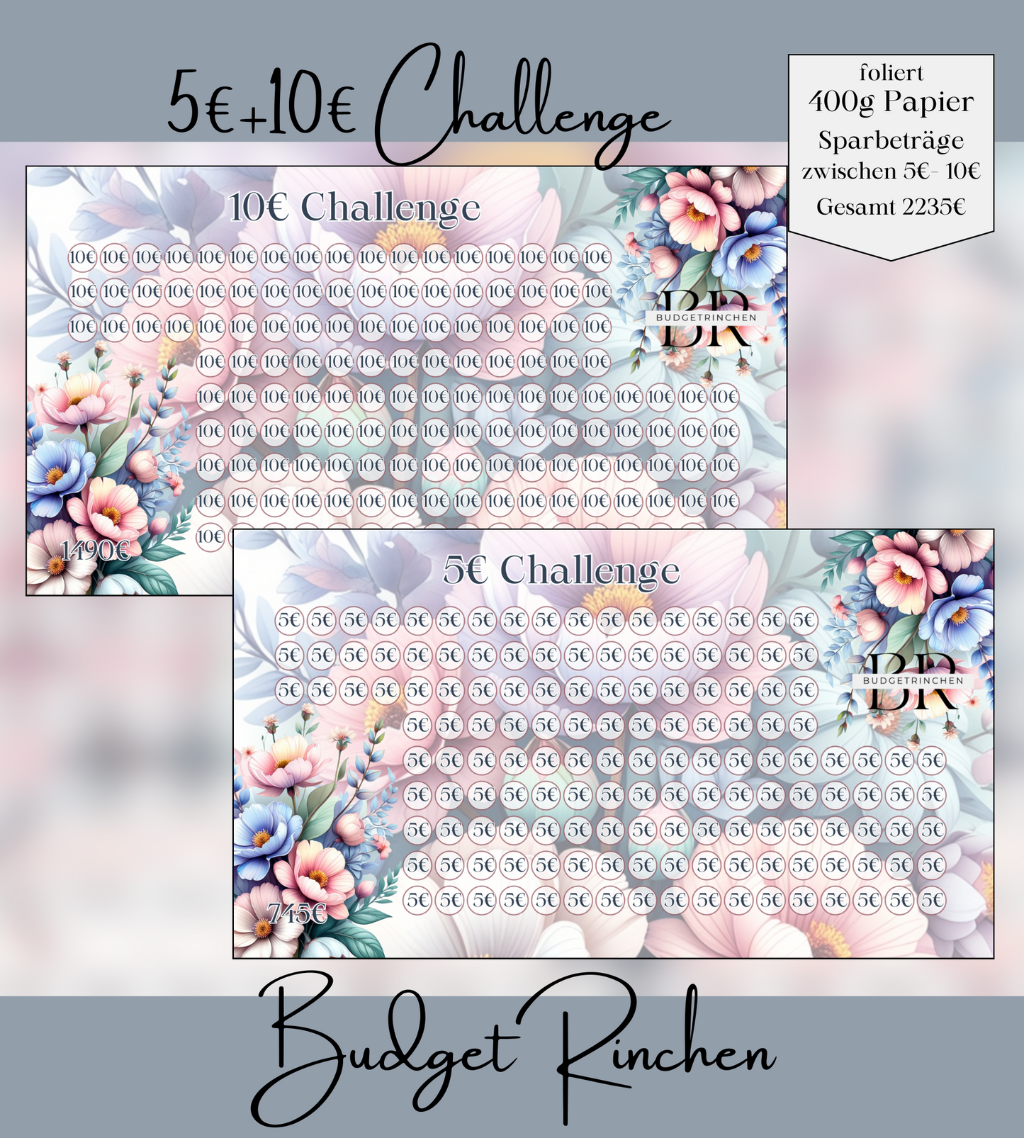 5€ + 10€ Challenge Set - matt foliert