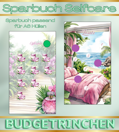 Sparbuch Selfcare- 7 Challenges inkl. Tracker