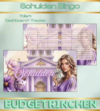 Schulden Bingo - matt foliert inkl. Tracker