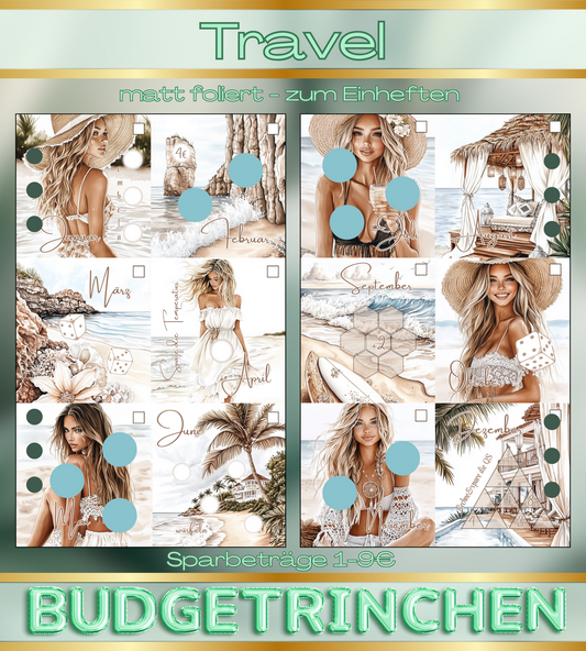 Travel- matt folierte Minijahreschallenge inkl.Tracker