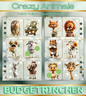 Crazy Animals - matt folierte Minijahres-Challenge inkl. Tracker