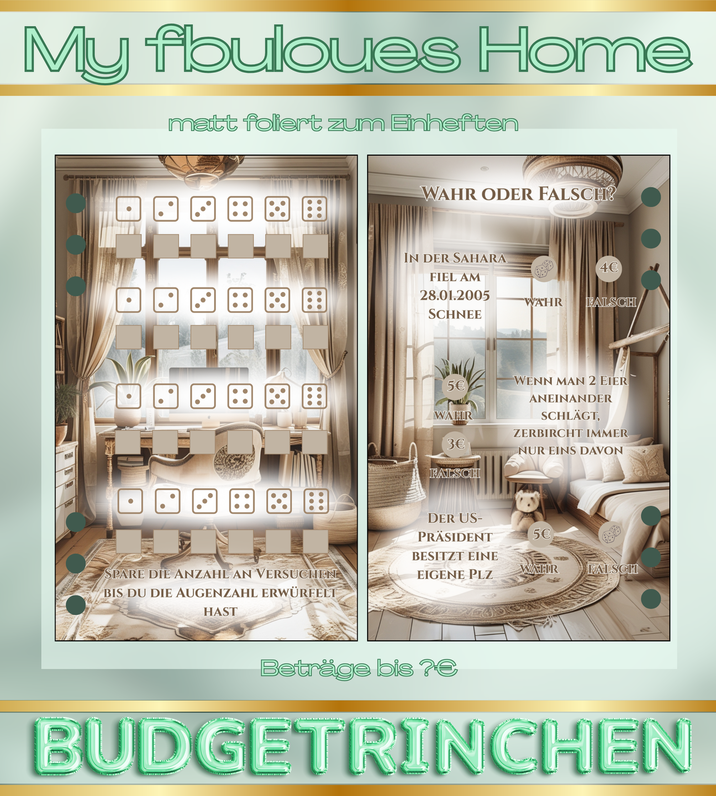 My fabulous Home Wohnungs Bundle -  matt foliert