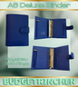 A6 Premium Deluxe Binder mit großem Zip Flyleaf & große Ringe