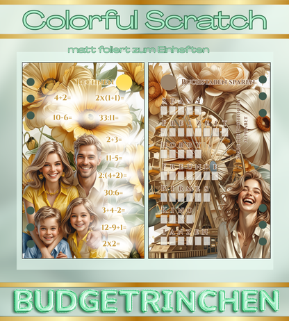 Colorful Scratch Sparziele Bundle -  matt foliert