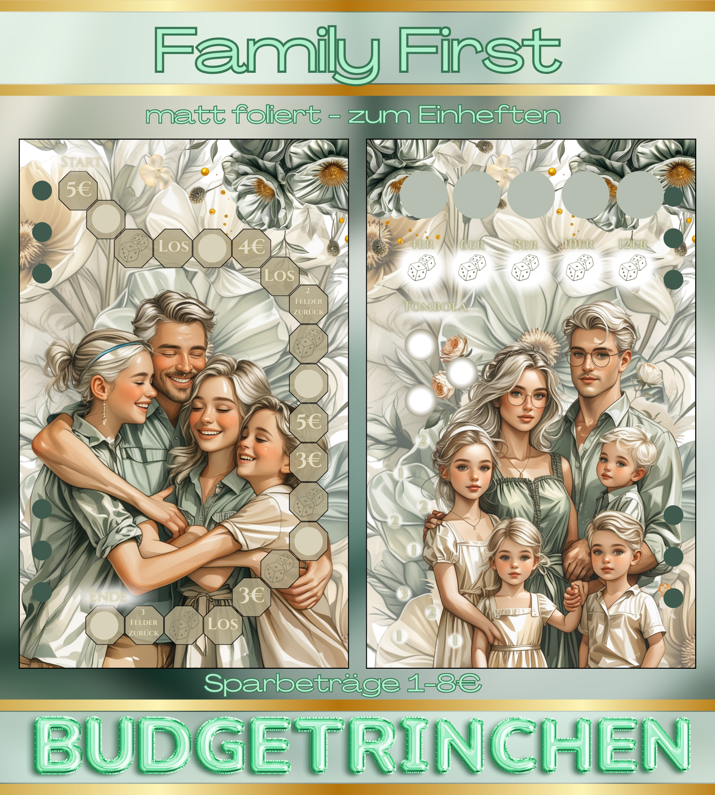 Family First - matt folierte Challenge inkl. Tracker - Familie